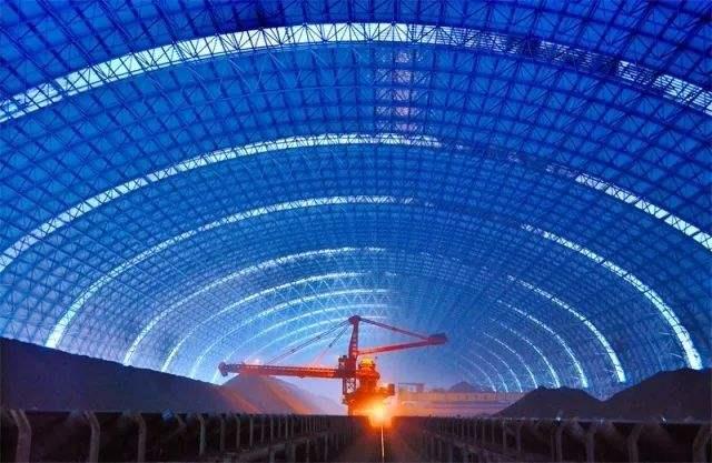 嵊州亿优钢构工程师为您解析原料场封闭技术的特点和类型